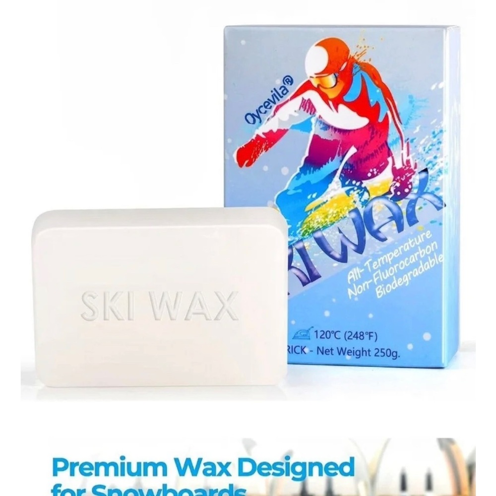 Oycevila 250G All Temperature Snowboard Wax(8.8OZ), Ski Wax - New Sealed